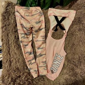 JUSTICE Girls Pant and Top Set